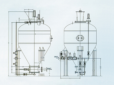 L型倉式氣力輸送發(fā)送器